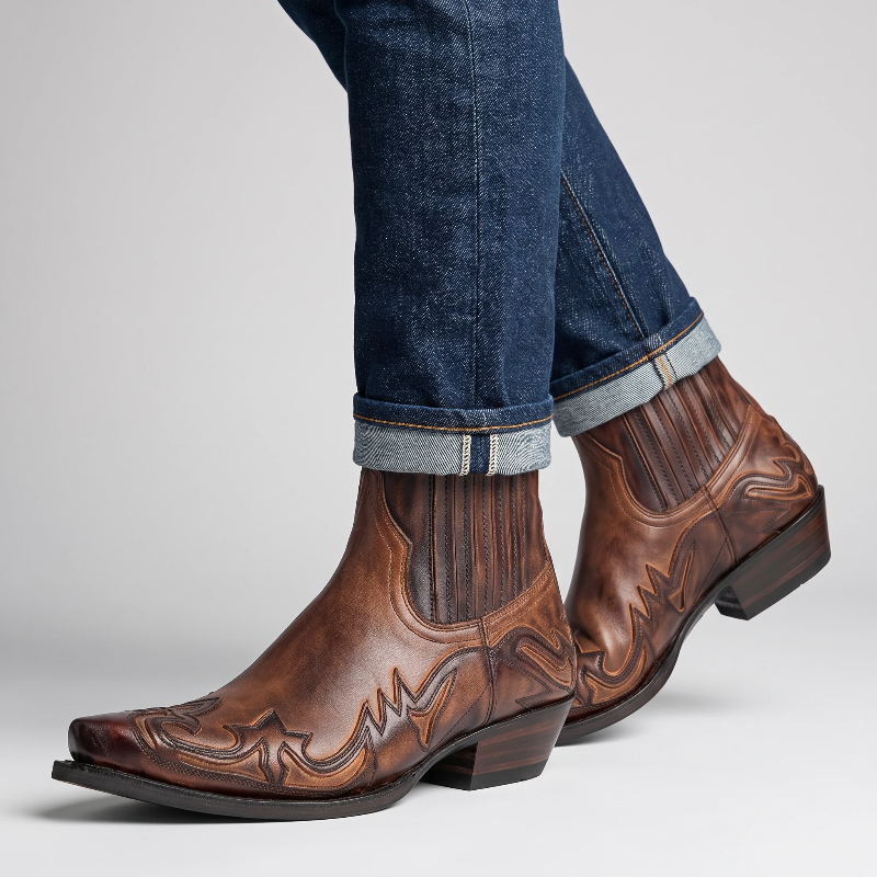 CISCO Botines Vaqueras Para Hombre - Yehaw | Cafe