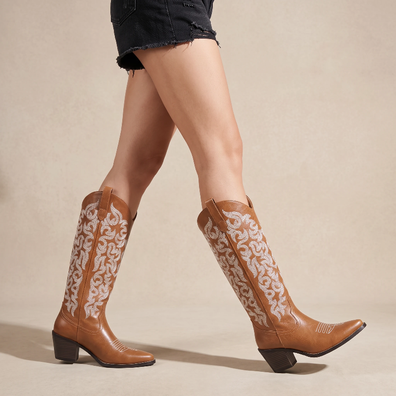 CELIA Botas Vaqueras Para Mujer - Yehaw | Cafe