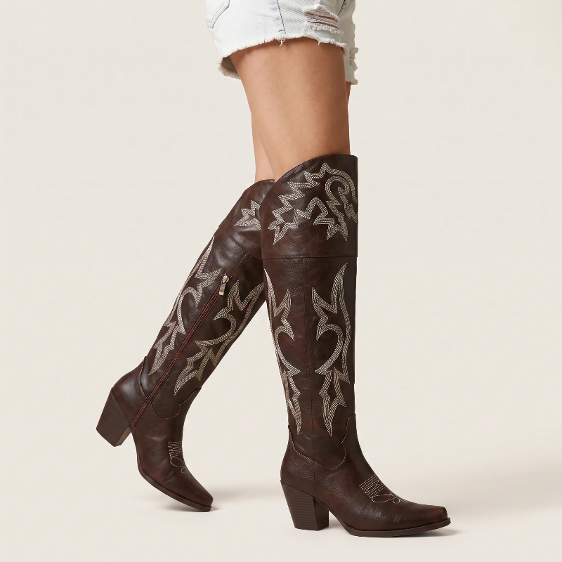 BEATRIZ Botas Vaqueras Para Mujer - Yehaw | Cafe