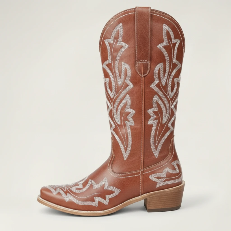 CORAL Botas Vaqueras Para Mujer - Yehaw | Cafe