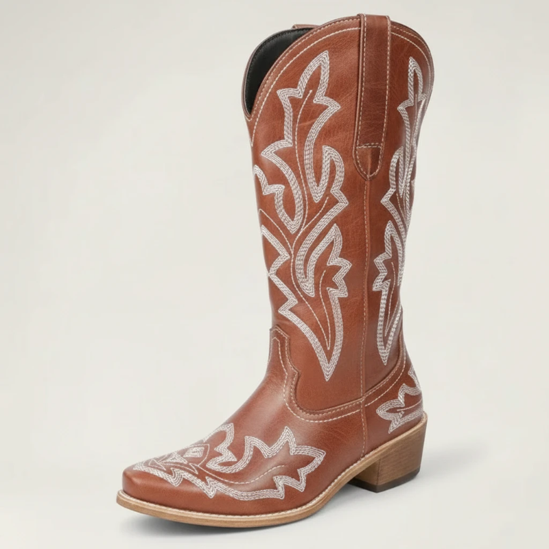 CORAL Botas Vaqueras Para Mujer - Yehaw | Cafe