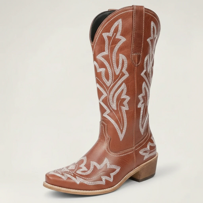 CORAL Botas Vaqueras Para Mujer - Yehaw | Cafe