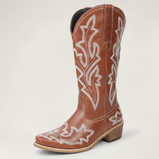 CORAL Botas Vaqueras Para Mujer - Yehaw | Cafe
