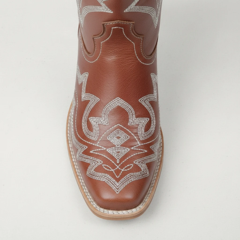 CORAL Botas Vaqueras Para Mujer - Yehaw | Cafe