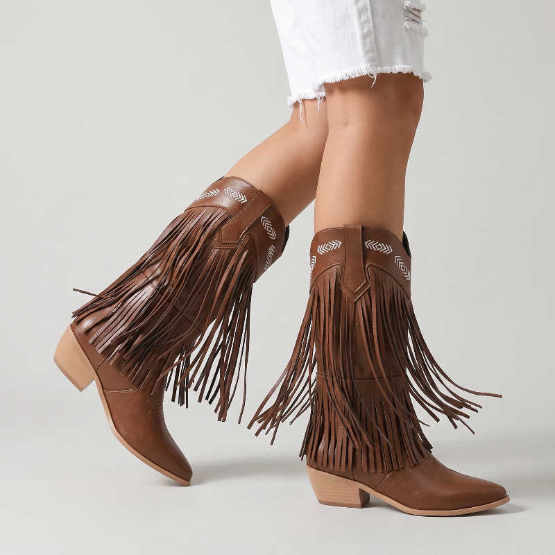 ALEJANDRA Botas Vaqueras Para Mujer - Yehaw | Cafe