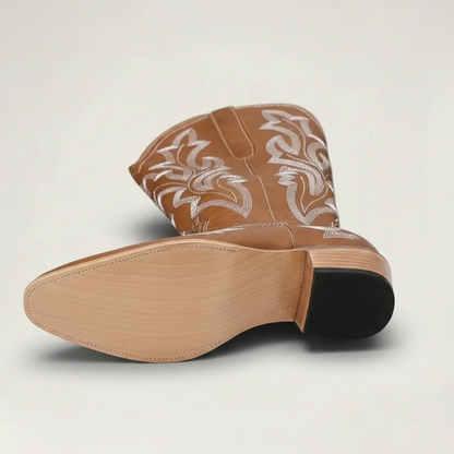 CORAL Botas Vaqueras Para Mujer - Yehaw | Cafe