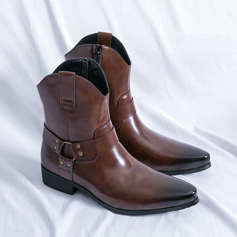 GOYO Botines Vaqueras Para Hombre - Yehaw | Cafe - Yehaw 