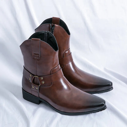 GOYO Botines Vaqueras Para Hombre - Yehaw | Cafe - Yehaw 