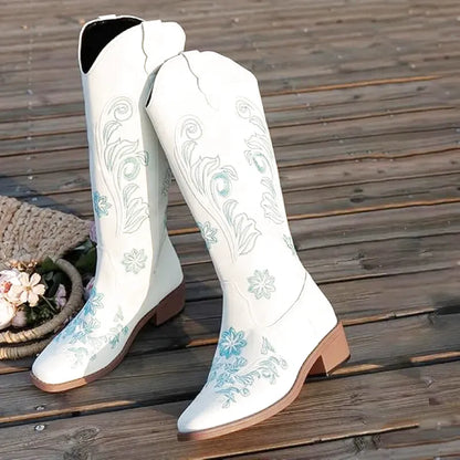 ADRIANA Botas Vaqueras Para Mujer - Yehaw | Blanco - Yehaw 