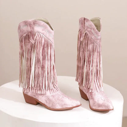 ALEJANDRA Botas Vaqueras Para Mujer - Yehaw | Rosa - Yehaw 
