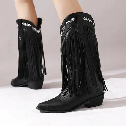ALEJENDRA Botas Vaqueras Para Mujer - Yehaw | Negro - Yehaw 