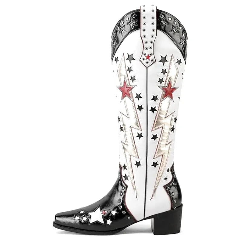 AMANDA Botas Vaqueras Para Mujer - Yehaw | Blanco - Yehaw 