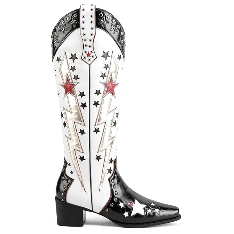 AMANDA Botas Vaqueras Para Mujer - Yehaw | Blanco - Yehaw 