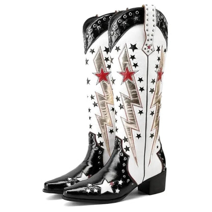 AMANDA Botas Vaqueras Para Mujer - Yehaw | Blanco - Yehaw 