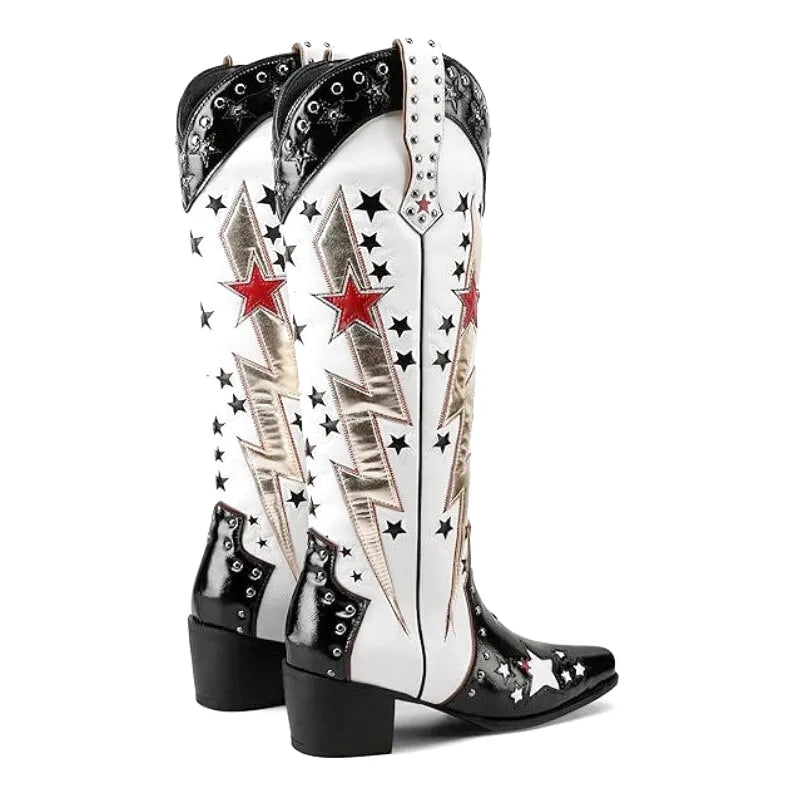 AMANDA Botas Vaqueras Para Mujer - Yehaw | Blanco - Yehaw 
