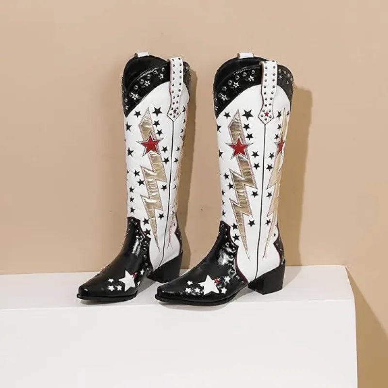 AMANDA Botas Vaqueras Para Mujer - Yehaw | Blanco - Yehaw 