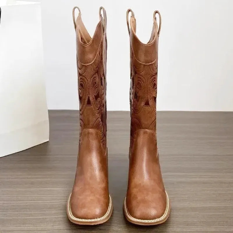 ANGELICA Botas Vaqueras Para Mujer - Yehaw | Cafe - Yehaw 