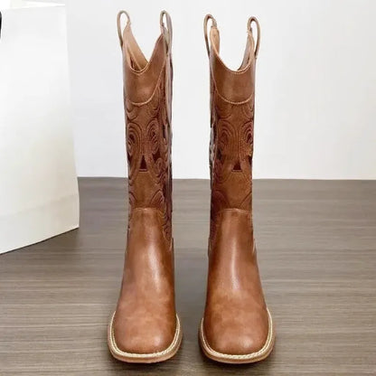 ANGELICA Botas Vaqueras Para Mujer - Yehaw | Cafe - Yehaw 