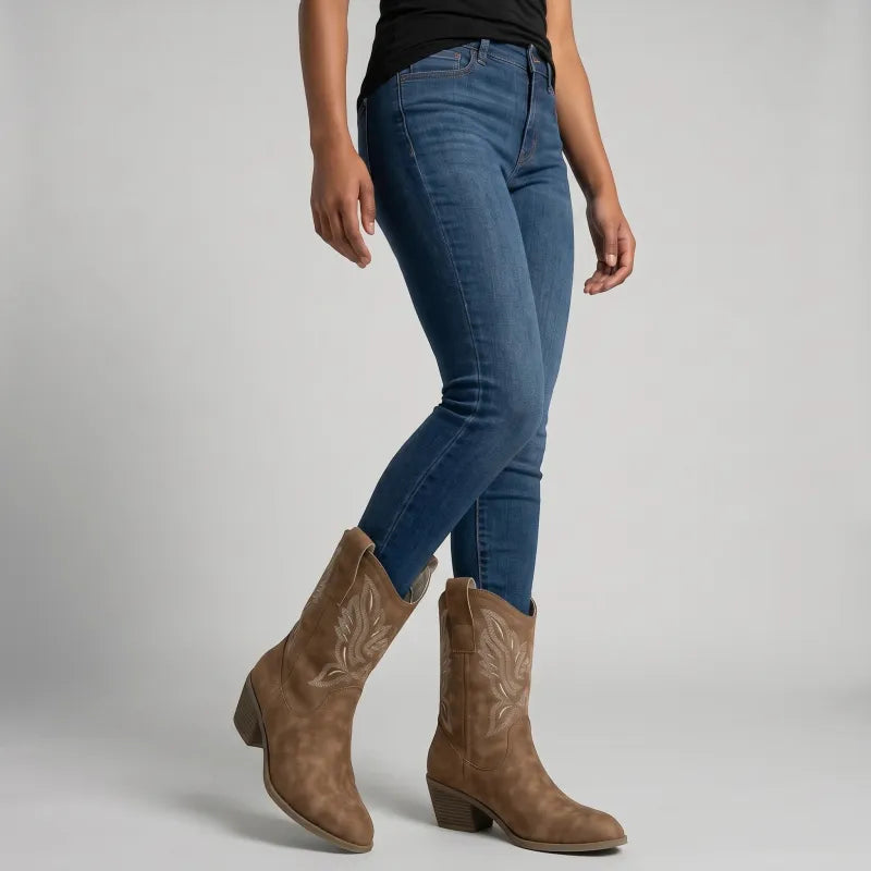 BARBARA Botines Vaqueras Para Mujer - Yehaw | Cafe