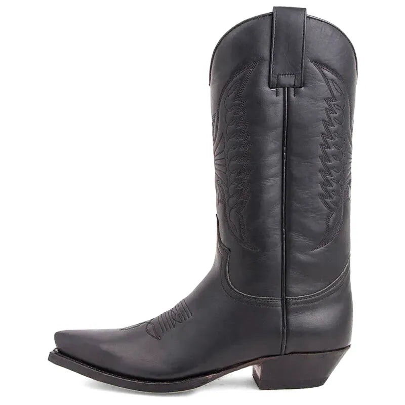 BETO Botas Vaqueras Para Hombre - Yehaw | Negro - Yehaw 