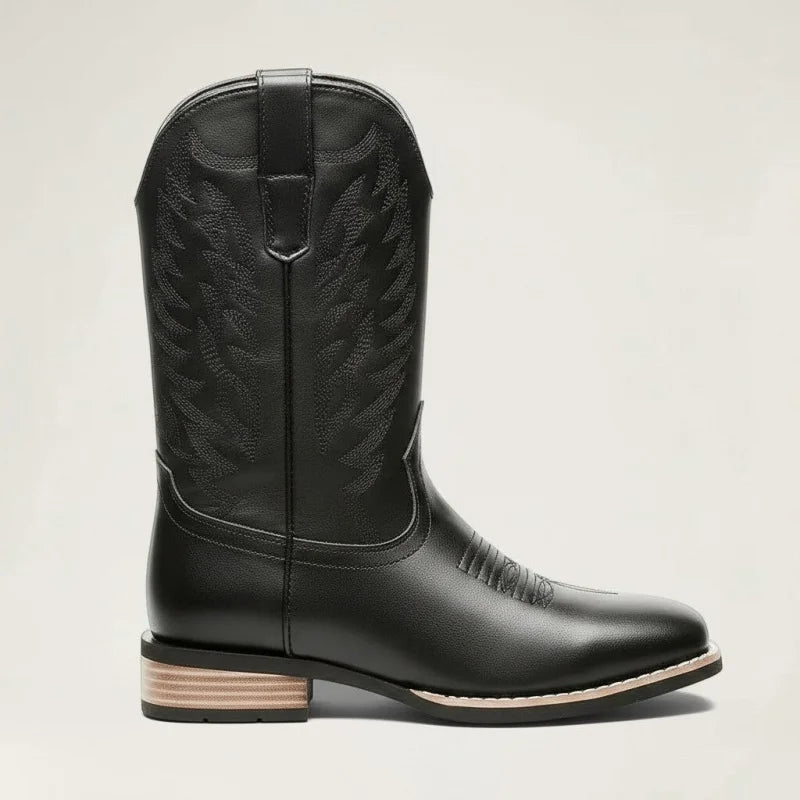 TITO Botas Vaqueras Para Hombre - Yehaw | Negro