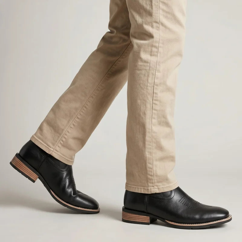 TITO Botas Vaqueras Para Hombre - Yehaw | Negro