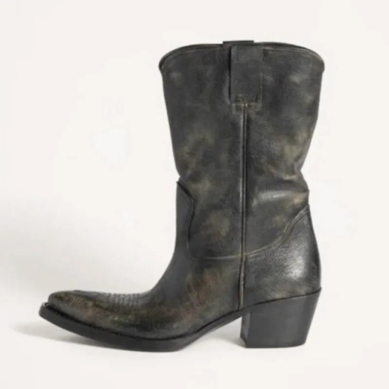 BRIGIDA Botas Vaqueras Para Mujer - Yehaw | Negro - Yehaw 