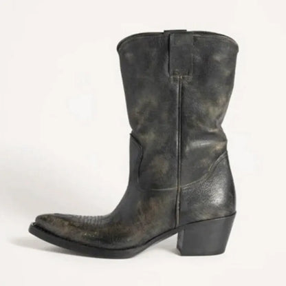 BRIGIDA Botas Vaqueras Para Mujer - Yehaw | Negro - Yehaw 