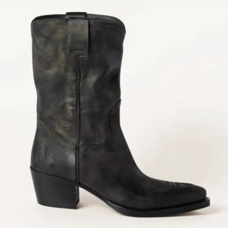 BRIGIDA Botas Vaqueras Para Mujer - Yehaw | Negro - Yehaw 