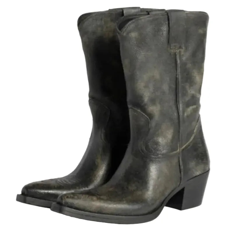 BRIGIDA Botas Vaqueras Para Mujer - Yehaw | Negro - Yehaw 