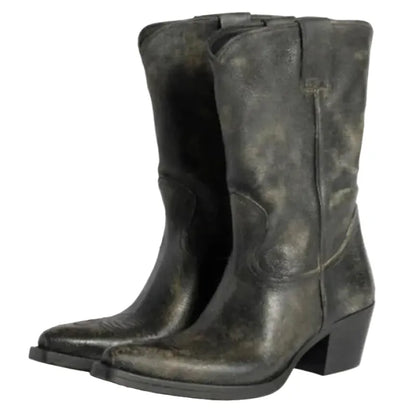 BRIGIDA Botas Vaqueras Para Mujer - Yehaw | Negro - Yehaw 