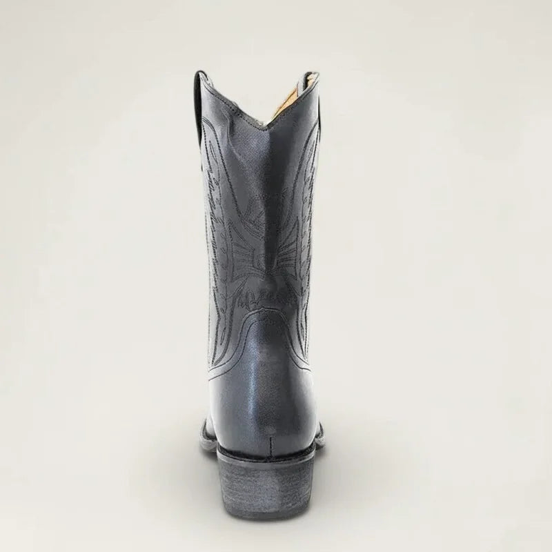 NETO Botas Vaqueras Para Hombre - Yehaw | Negro