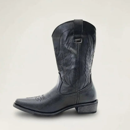 NETO Botas Vaqueras Para Hombre - Yehaw | Negro