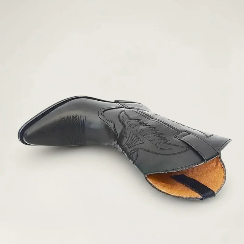 NETO Botas Vaqueras Para Hombre - Yehaw | Negro