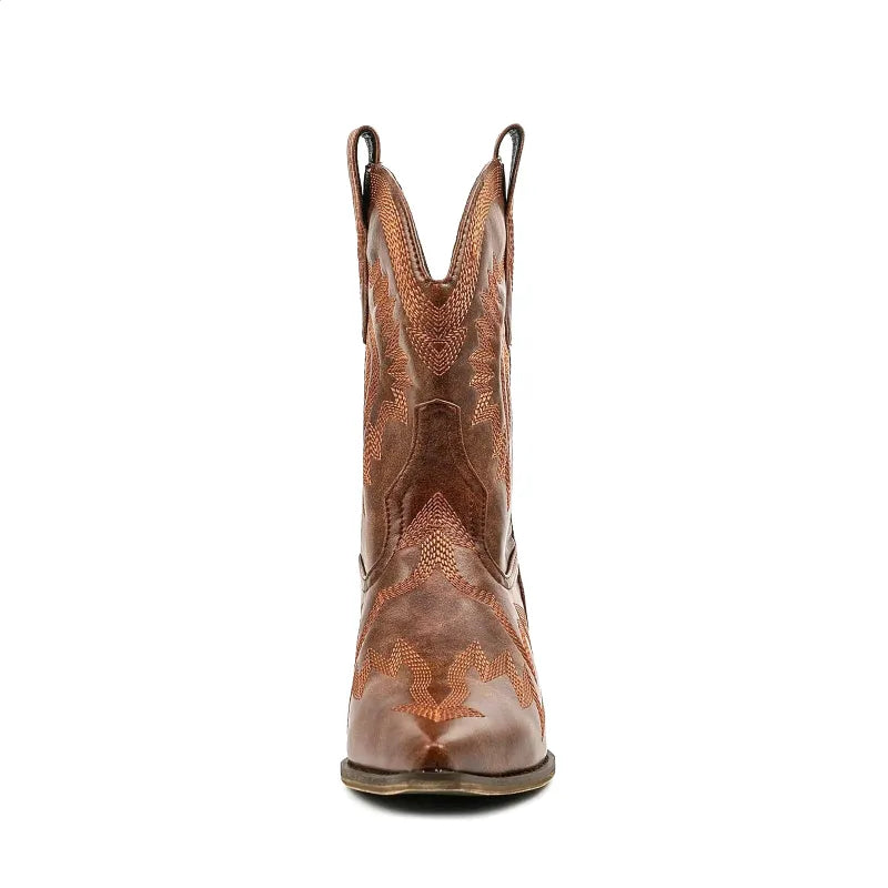 CAMILA Botines Vaqueras Para Mujer - Yehaw | Cafe - Yehaw 