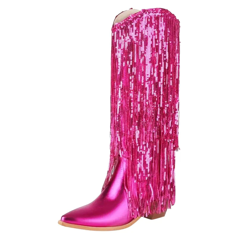 CARIDAD Botas Vaqueras Para Mujer - Yehaw | Rosa - Yehaw 