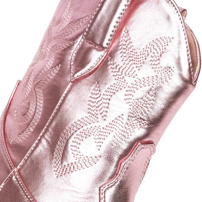 CARLA Botines Vaqueras Para Mujer - Yehaw | Rosa - Yehaw 