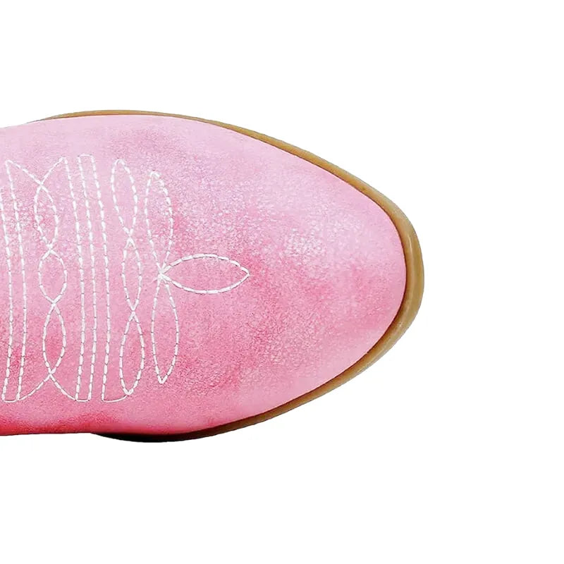 CARMELA Botines Vaqueras Para Mujer - Yehaw | Rosa - Yehaw 