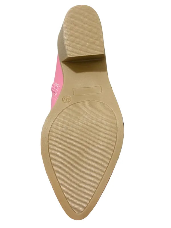 CARMELA Botines Vaqueras Para Mujer - Yehaw | Rosa - Yehaw 