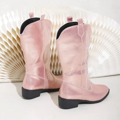 CATALINA Botas Vaqueras Para Mujer - Yehaw | Rosa - Yehaw 