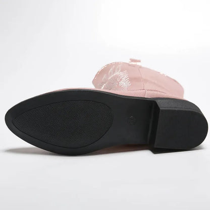 CATALINA Botas Vaqueras Para Mujer - Yehaw | Rosa - Yehaw 