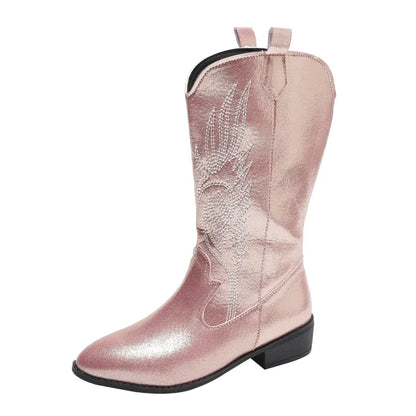 CATALINA Botas Vaqueras Para Mujer - Yehaw | Rosa - Yehaw 