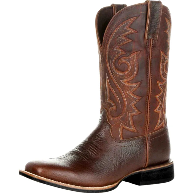 CAYO Botas Vaqueras Para Hombre - Yehaw | Cafe - Yehaw 