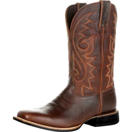 CAYO Botas Vaqueras Para Hombre - Yehaw | Cafe - Yehaw 