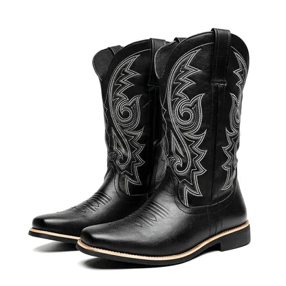 CAYO Botas Vaqueras Para Hombre - Yehaw | Negro - Yehaw 
