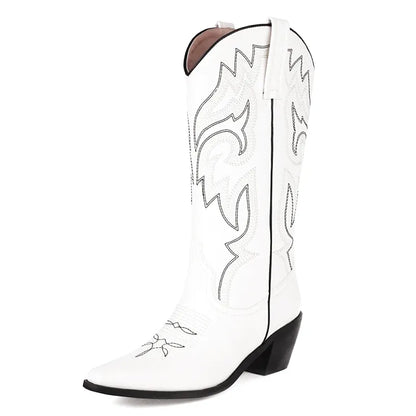 CECILIA Botas Vaqueras Para Mujer - Yehaw | Blanco - Yehaw 