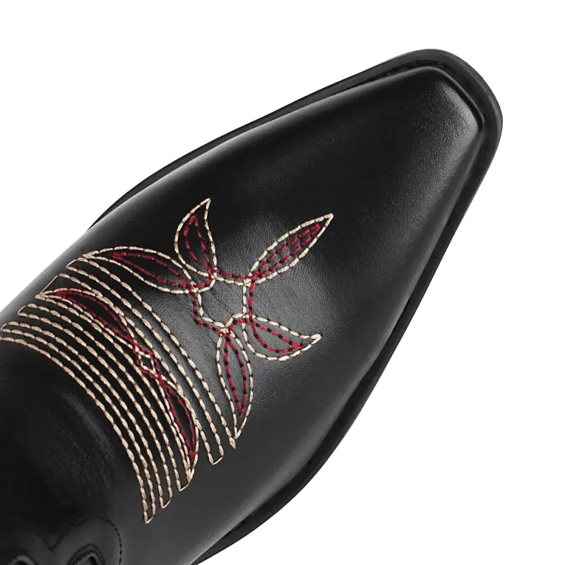 CECILIA Botas Vaqueras Para Mujer - Yehaw | Negro - Yehaw 