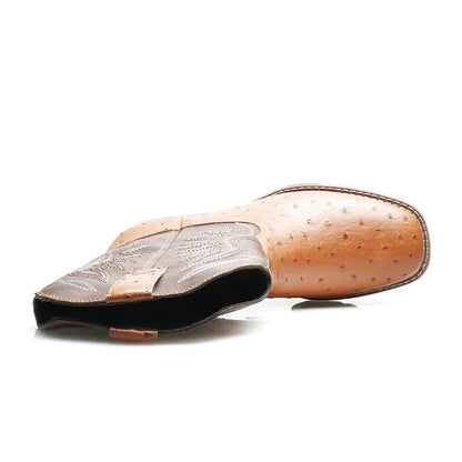 CHARRO Botas Vaqueras Para Hombre - Yehaw | Cafe - Yehaw 