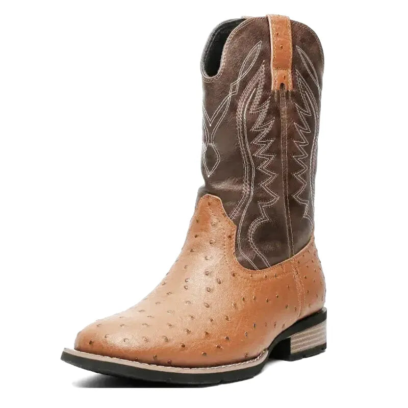 CHARRO Botas Vaqueras Para Hombre - Yehaw | Cafe - Yehaw 
