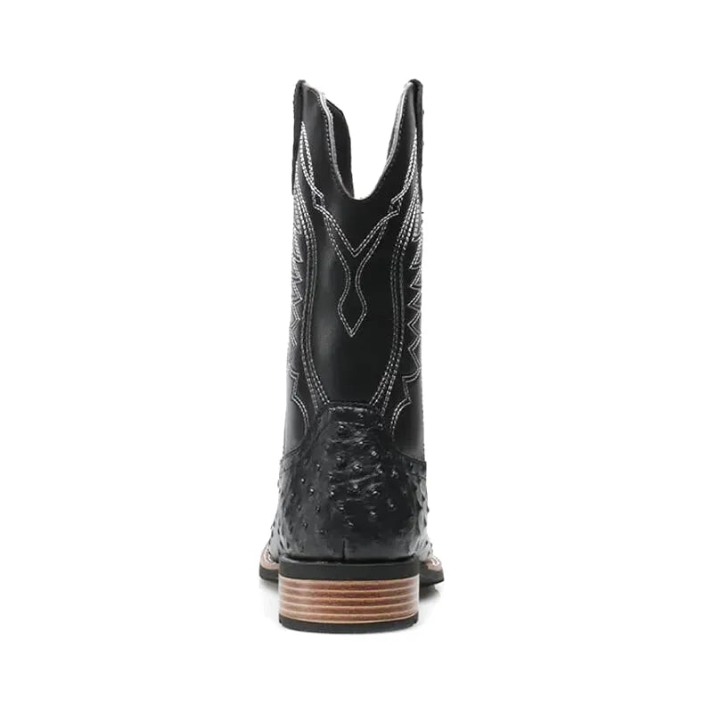 CHARRO Botas Vaqueras Para Hombre - Yehaw | Negro - Yehaw 